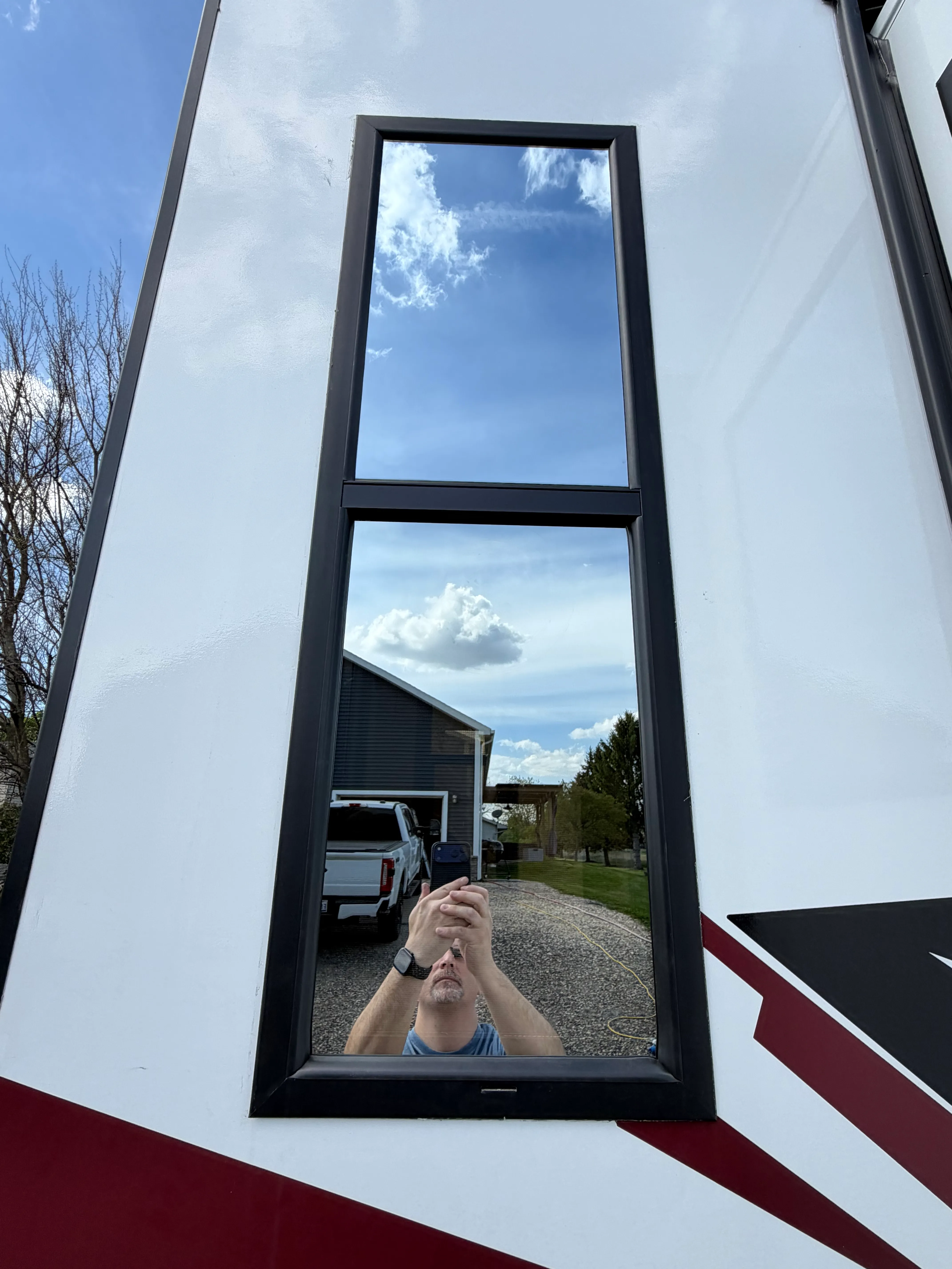 Right Rear window — outside view