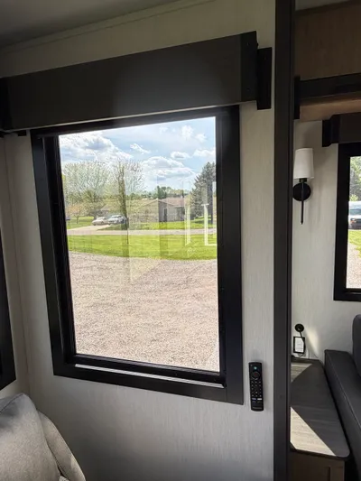 Rear Dinette window — inside view