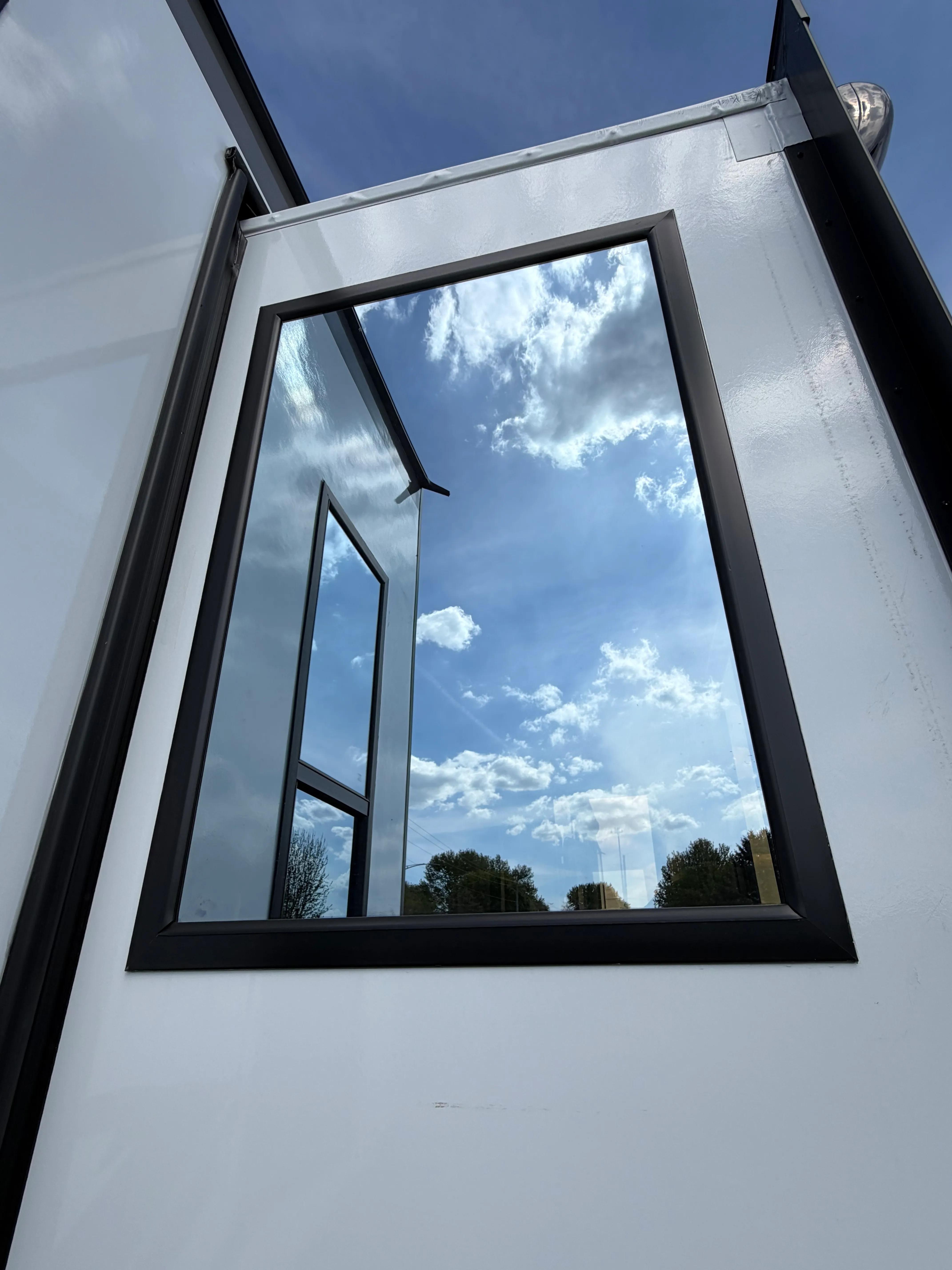 Rear Dinette window — outside view
