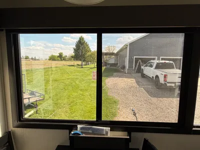 Forward Side Dinette window — inside view