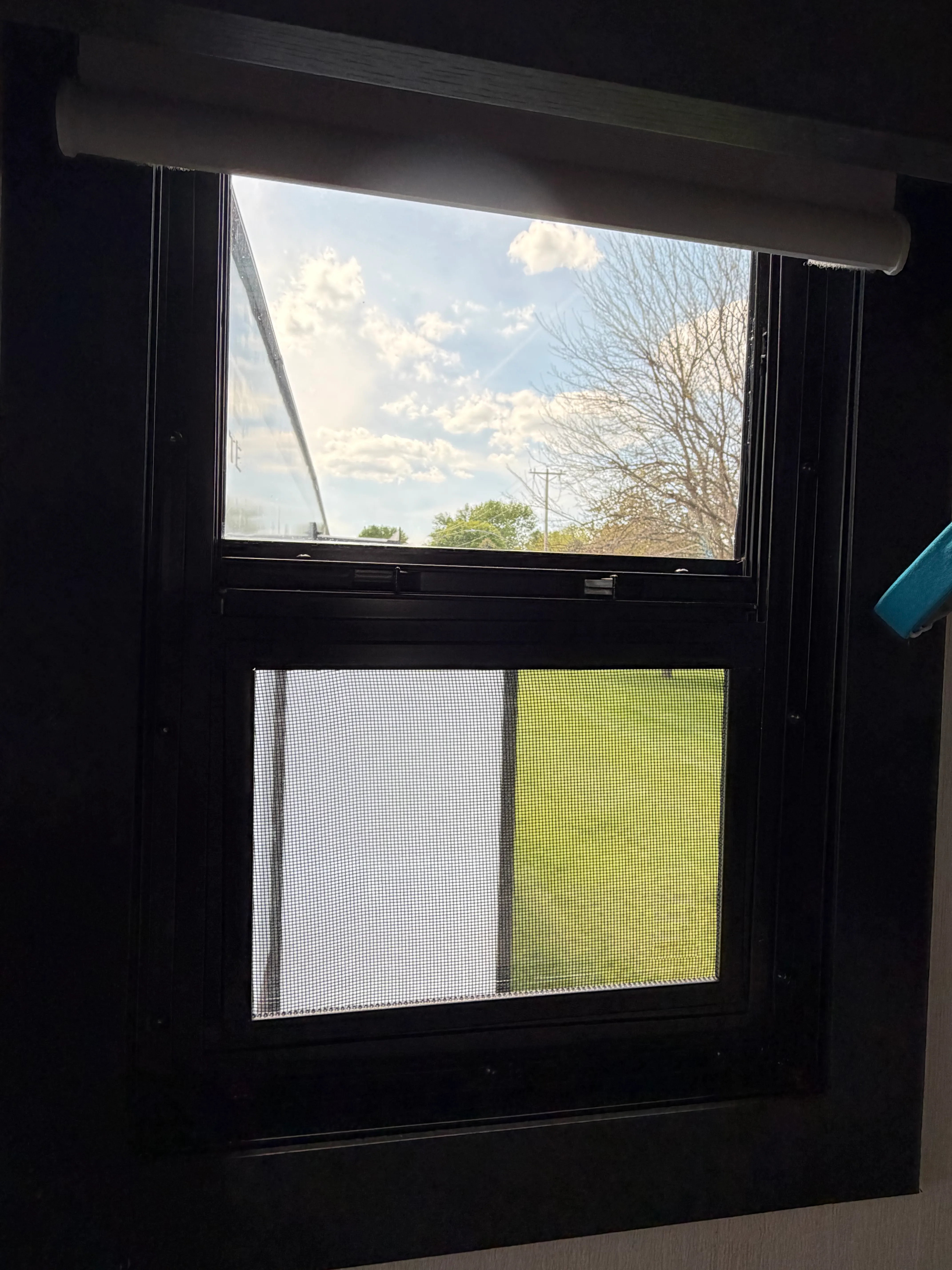 Master Rear window — inside view