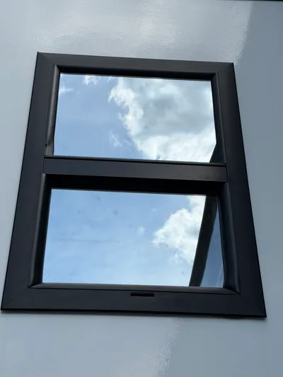 Master Rear window — outside view