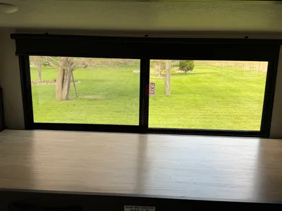Bunk window — inside view
