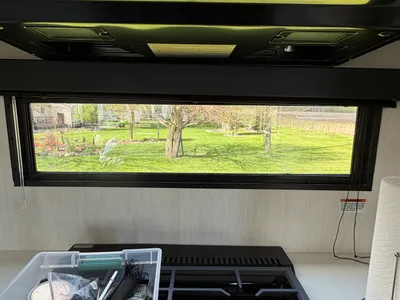 Kitchen window — inside view