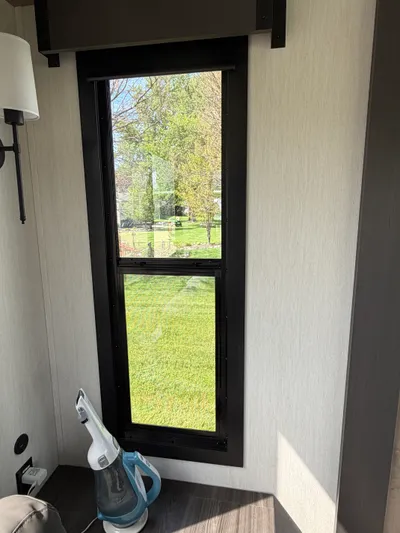 Left Rear window — inside view