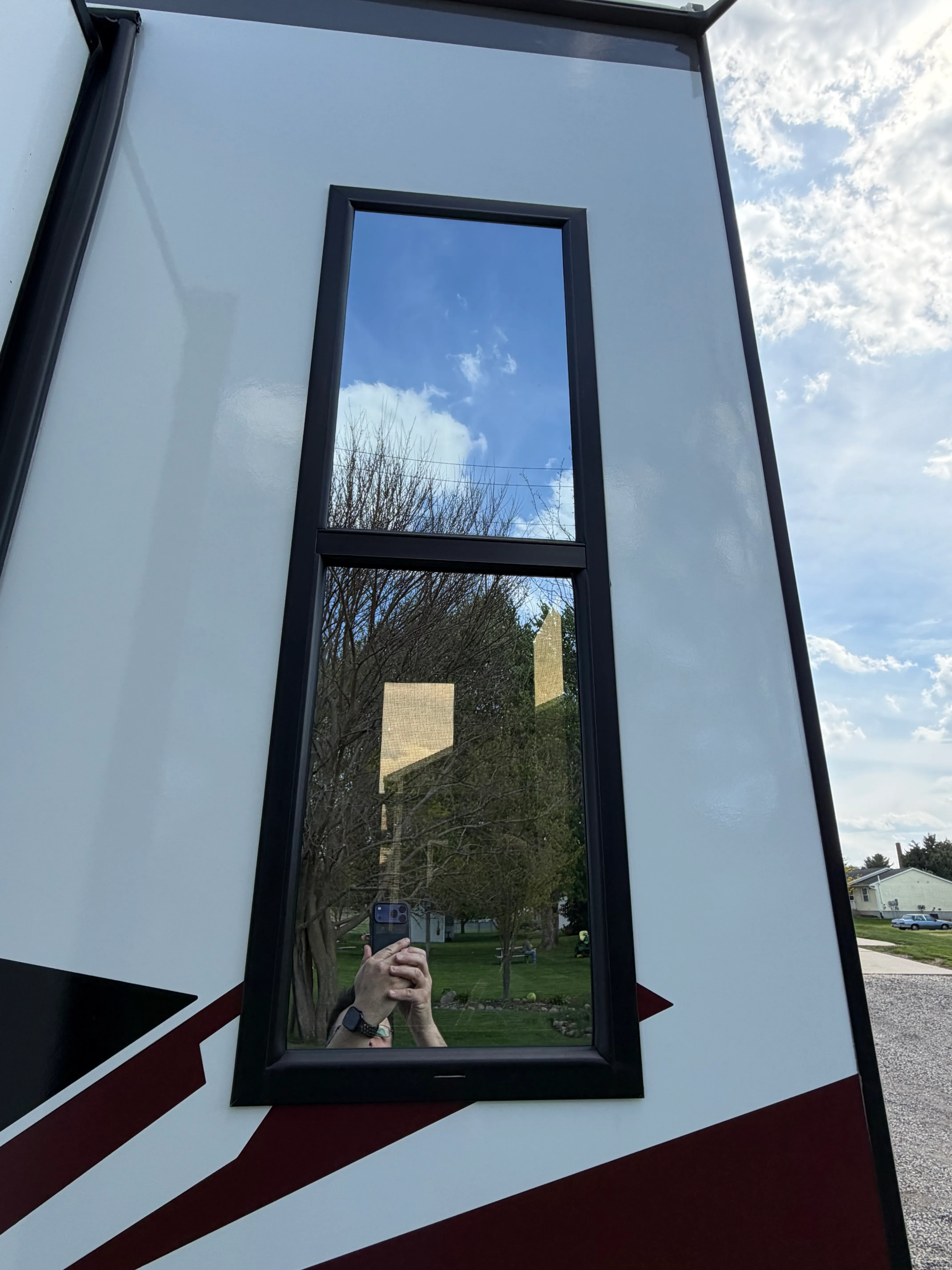Left Rear window — outside view