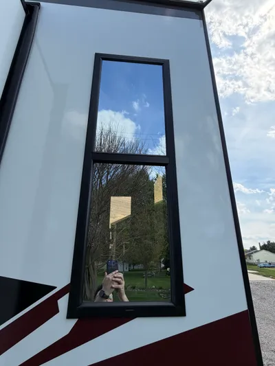 Left Rear window — outside view