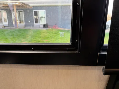 Lippert Certification Stamp visible on the inside of the window glass